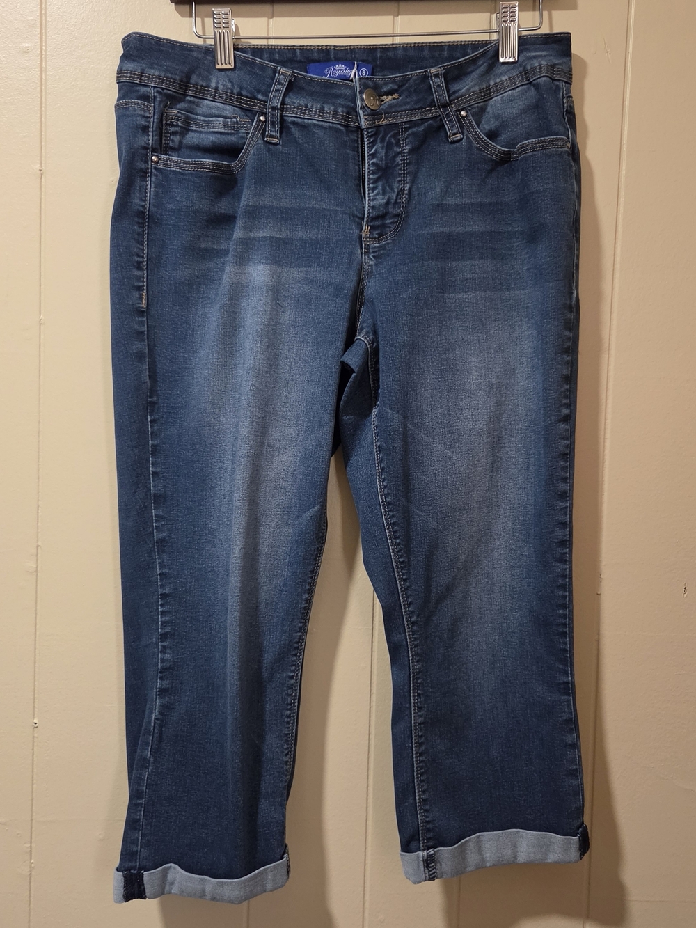Royalty For Me Dark Blue Capris